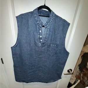 Amazon Blue Denim Tank Top